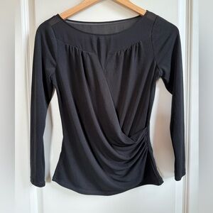 Elegant Black Ann Taylor Petite Women's Top ~ Size XS